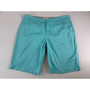 Coldwater Creek Women's Blue Natural Fit Shorts Size 14